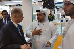 The Abu Dhabi Sustainibility Week exhibition
