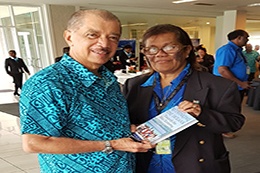 During the 1st High-Level Pacific Blue Economy Conference in Suva Fiji