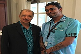 During the 1st High-Level Pacific Blue Economy Conference in Suva Fiji