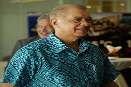 During the 1st High-Level Pacific Blue Economy Conference in Suva Fiji