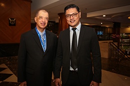 Mr Kan Chen Jeng,Seychelles Honorary Consul in Malaysia with President Michel