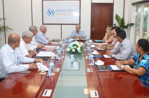 First meeting of the Executive Committee of the James Michel Foundation