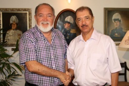 President Michel meets with Former President  James Mancham following the presidential election