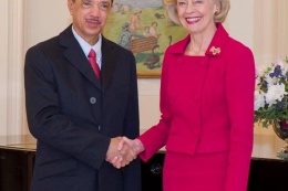 President Michel and Australian Governor General Quentin Bryce Canberra State Visit to Australia
