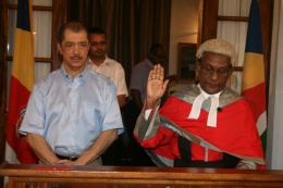 Judge Perera Swearing In Oath of Office