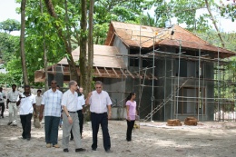 District visit visit Port Glaud, Construction site of Ephelia Resort