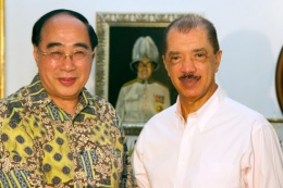 President Michel and UN Under-Secretary-General for Economic and Social Affairs, Mr. Wu Hongbo, State House