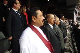 President Michel with world leaders at Memorial Service for President Nelson Mandela, Johannesburg
