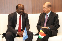 President Michel with Secretary General of UNCTAD Dr Mukhisa Kituyi