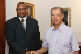 President Michel with Dr Denny Kalyalya Executive Director World Bank for Africa Group 1