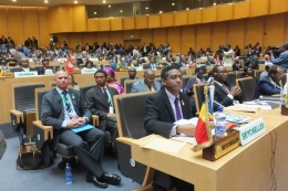Vice-President Danny Faure at the 22nd Ordinary Session of the Assembly of Heads of State and Government of the African Union in Addis Ababa, Ethiopia