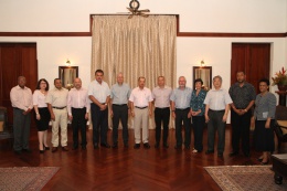 President James Michel met with the Seychelles High Commissioners and Ambassadors at State House