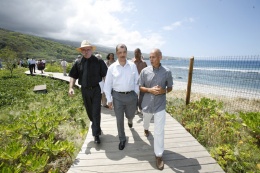 Le Président James Michel en visite officielle à La Réunion (2)