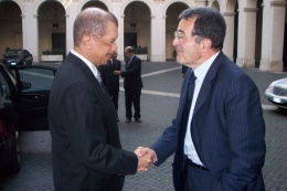 President Michel with Italian Prime Minister Romano Prodi (2)