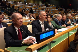 President Michel attended the opening of the UN Climate Summit in New York in the UN General Assembly