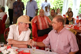 President James Michel hosted the traditional Senior Citizens Reception, celebrated every year in the State House garden