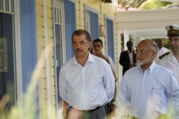 Le Président James Michel en visite officielle à La Réunion