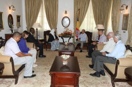 President James Michel met delegation from the World Trade Organisation at State House
