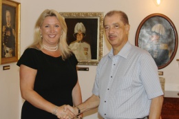 The British High Commissioner to Seychelles, H.E. Mrs. Lindsay Skoll paid a farewell call on President James Michel at State House