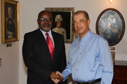 The Assistant Director-General and Regional Director of the International Labour Organisation (ILO) for Africa, Mr.  Aeneas Chapinga Chuma, paid a courtesy call on President James Michel at State House.