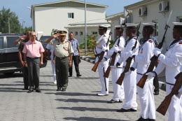 President Michel attends SPDF gathering for New Year’s Day celebrations.