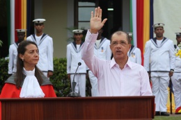 President Michel's inauguration as President of the Republic of Seychelles for his third term in office
