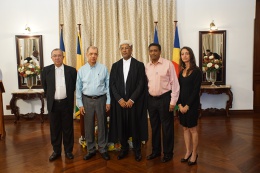 President James Michel presided over the swearing-in ceremony of Mr. Melchior Vidot, whose nomination as Puisne Judge of the Supreme Court was recommended by the Constitutional Appointments Authority in May.