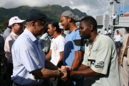 Seychellois fisherman thanks the President 1