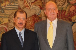 President Michel with HM King Juan Carlos I of Spain