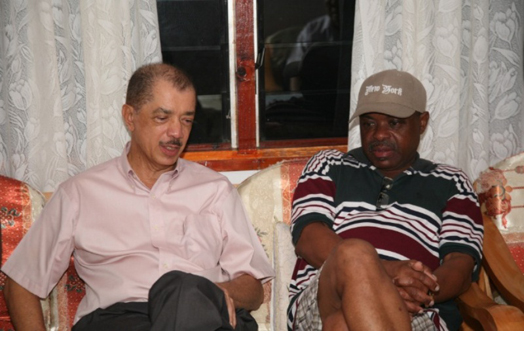 President Visits Families In Mourning