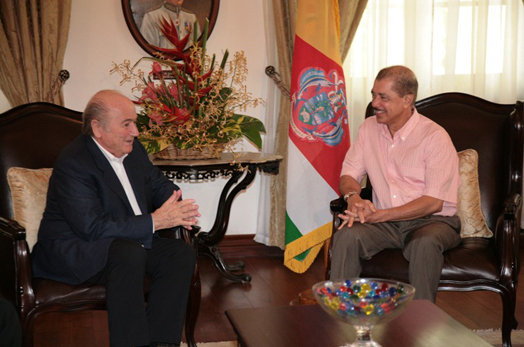 President Receives Fifa President