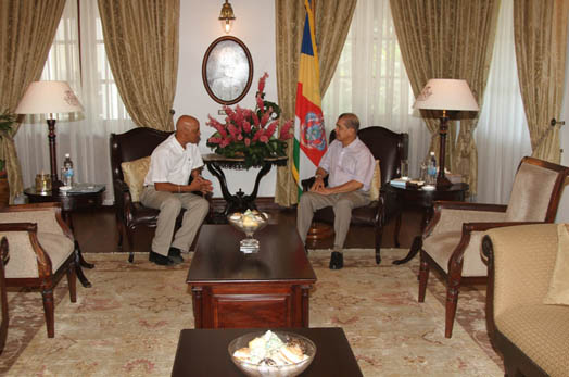 PRESIDENT MICHEL AND LEADER OF THE OPPOSITION MEET