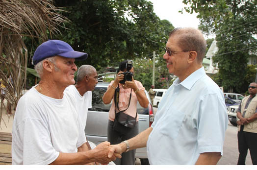 President Michel Visits Beau Vallon