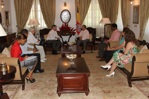 Farewell Call By Ambassador Mikail Ivanovich Kalinin