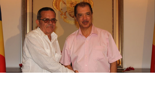 Cuba’s chargé d’affaires calls on President Michel