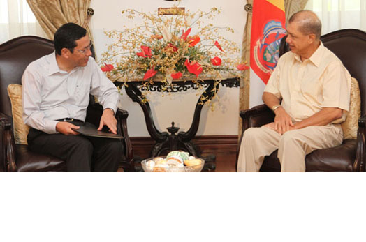 President Meets With Japanese Ambassador