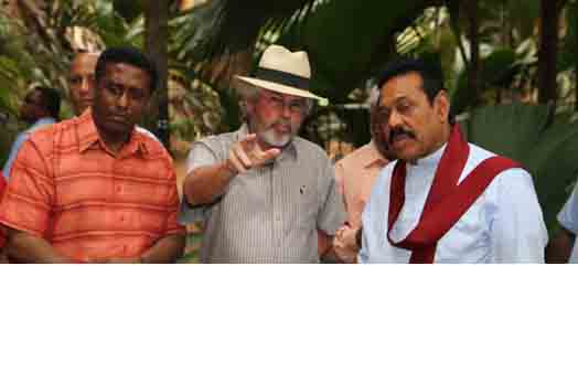 President Rajapaska visits Vallee de Mai