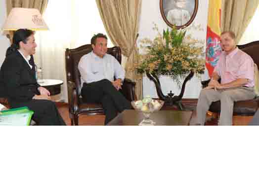 Le Président du Conseil Régional De La Réunion reçu ce mardi par le Président Michel a State House