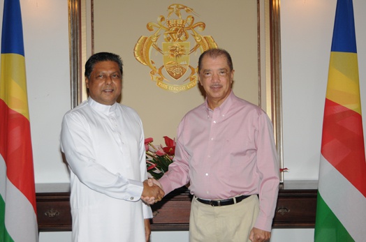 First Resident High Commissioner of Sri Lanka to Seychelles Accredited