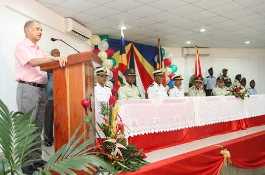 President Michel starts New Year Day with traditional SPDF gathering