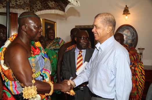 Seychelles President receives Royal Visitors from Africa at State House