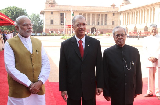 Seychelles President Michel receives warm reception in New Delhi