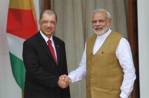 President Michel meets with Prime Minister Modi: Seychelles is a key strategic partner for India