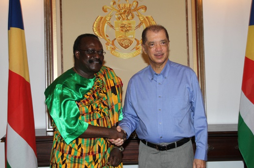 Ghanaian High Commissioner to the Seychelles Accredited