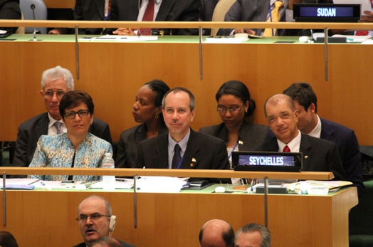 Seychelles President James Michel attends largest opening of UN General Assembly Debate
