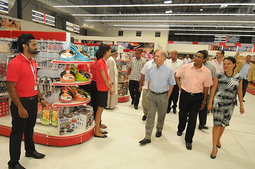 The Bois De Rose shopping complex officially opened