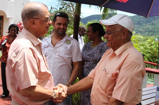 President Michel visits small businesses at Bel Ombre and Beau Vallon