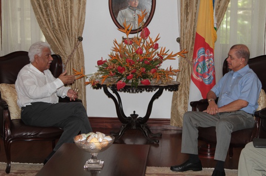President Michel meets with the Secretary-General of the Indian Ocean Commission