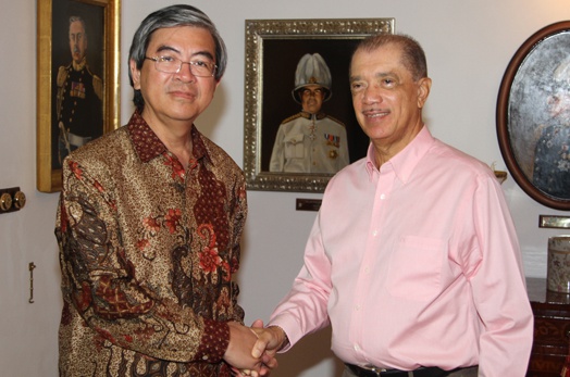 Indonesian Ambassador pays farewell call to President James Michel