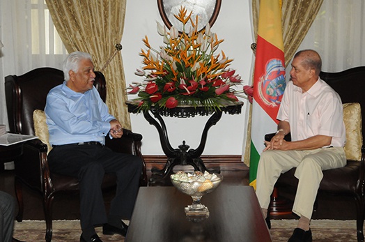 Visite d’adieu du Secrétaire général de la Commission de l'Océan Indien aux Seychelles